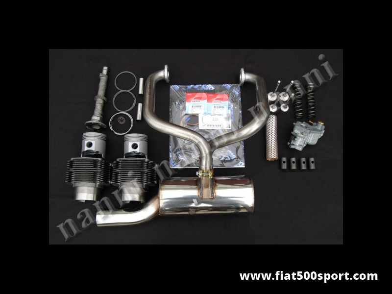 Art. 0251R - Fiat 500 R piston-liner kit NANNI for up grading engine (650 cc. 40 HP). - Fiat 500 R piston liner kit NANNI complete for up grading engine (650 cc. 40 HP).
Art. 0251R - Fiat 500 R piston-liner kit NANNI for up grading engine (650 cc. 40 HP). - Fiat 500 R piston liner kit NANNI complete for up grading engine (650 cc. 40 HP).