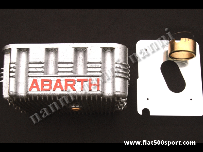 Art. 0275A - Coppa olio Fiat 500 Fiat 126 Abarth 4 litri con lamierino e prolunga per pescatore olio. - Coppa olio Fiat 500 Fiat 126 Abarth da 4 litri completa di lamierino di fondo e di prolunga per il pescatore dell’olio.
Art. 0275A - Coppa olio Fiat 500 Fiat 126 Abarth 4 litri con lamierino e prolunga per pescatore olio. - Coppa olio Fiat 500 Fiat 126 Abarth da 4 litri completa di lamierino di fondo e di prolunga per il pescatore dell’olio.
