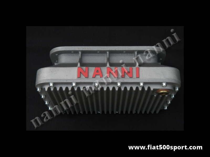 Art. 0276 - Sump Fiat 500 Fiat 126 NANNI light alloy  4 liters with demountable bottom. - Fiat 500 Fiat 126 sump NANNI light alloy 4 liters with demountable bottom.
