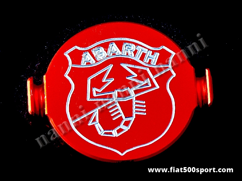 Art. 0277 - Coperchio spinterogeno Fiat 500 Fiat 126 Abarth in alluminio. - Coperchio spinterogeno Fiat 500 Fiat 126 Abarth in alluminio.
