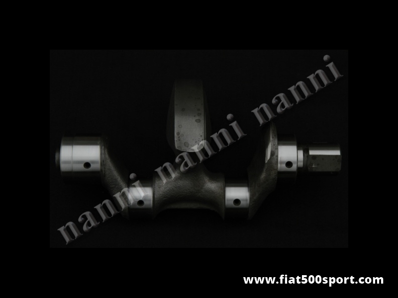 Art. 0291 - Crankshaft Fiat 500 Fiat 126 forged and balanced, steel made, with 82 mm. stroke. - Crankshaft Fiat 500 Fiat 126 forged and balanced, steel made, with 82 mm. stroke ( perfect with our pistons diam. 80 mm. art. 0309).
