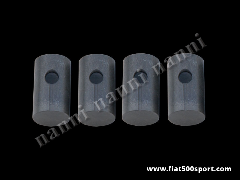 Art. 0386 - Bicchierini punterie Fiat 500 Fiat 126 ,  misura standard. - Bicchierini punterie Fiat 500 Fiat 126 misura standard. Serie di 4 pezzi.
