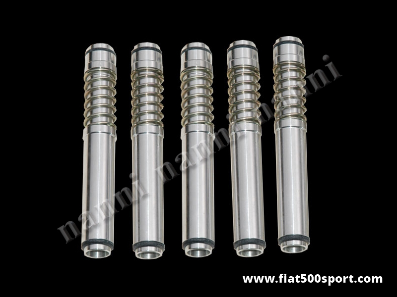 Art. 0387 - Astucci punterie Fiat 500 Fiat 126 Fiat Panda 30 NANNI modificati con molla. - Cannette punterie Fiat 500 Fiat 126 Panda 30 NANNI modificati con molla (si montano senza smontare la testata) Ideali anche per cilindri abbassati.Rimanendo sempre in compressione evitano perdite di olio nel tempo e non creano cattivi odori nell’ abitacolo. I nostri astucci hanno 2 oil rings all’interno per una migliore tenuta ai gas compressi e hanno le molle deidrogenate. Kit completo.
Art. 0387 - Astucci punterie Fiat 500 Fiat 126 Fiat Panda 30 NANNI modificati con molla. - Cannette punterie Fiat 500 Fiat 126 Panda 30 NANNI modificati con molla (si montano senza smontare la testata) Ideali anche per cilindri abbassati.Rimanendo sempre in compressione evitano perdite di olio nel tempo e non creano cattivi odori nell’ abitacolo. I nostri astucci hanno 2 oil rings all’interno per una migliore tenuta ai gas compressi e hanno le molle deidrogenate. Kit completo.