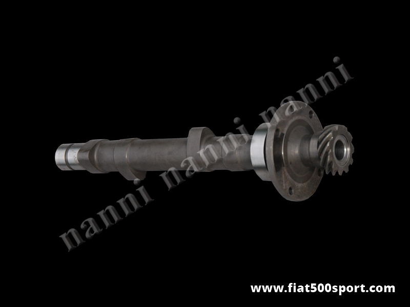 Art. 0396 - Camshaft Fiat 500 Giardiniera hardened steel 35/75.(original NANNI). - Camshaft Fiat 500 giardiniera hardened steel 35/75.  (Original NANNI).
