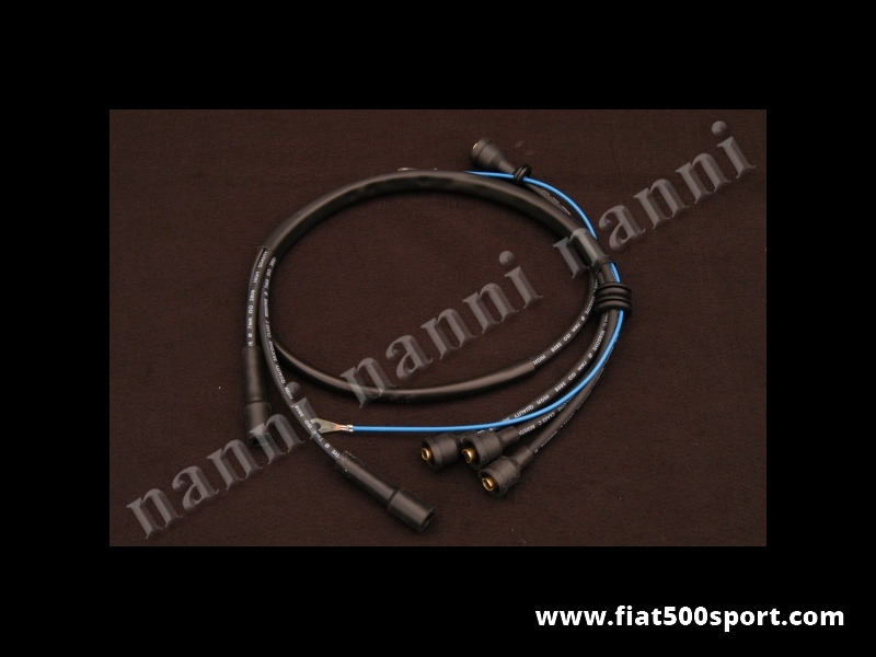 Art. 0447V - Serie cavi candele Fiat 500 Fiat 126 al silicone. - Cavi candele Fiat 500 Fiat 126 al silicone. (Molto resistenti al calore e all’umidita’).Kit completo.
Art. 0447V - Serie cavi candele Fiat 500 Fiat 126 al silicone. - Cavi candele Fiat 500 Fiat 126 al silicone. (Molto resistenti al calore e all’umidita’).Kit completo.