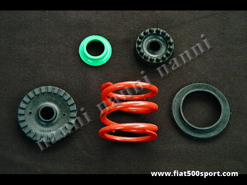 Art. 0452K - Fiat  500 R  Fiat 126 kit suspension motor rubbers and reinforced spring. - Fiat 500 R Fiat 126 kit suspension  motor rubbers and reinforced spring.
