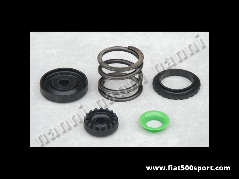 Art. 0452K - Fiat 500 R Fiat 126 kit tasselli sostegno motore con molla rinforzata NANNI. - Fiat 500 Fiat 126 kit tasselli in gomma e molla sostegno motore rinforzata NANNI.
Art. 0452K - Fiat 500 R Fiat 126 kit tasselli sostegno motore con molla rinforzata NANNI. - Fiat 500 Fiat 126 kit tasselli in gomma e molla sostegno motore rinforzata NANNI.
