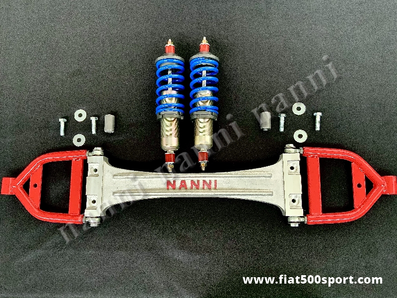 Art. 0479 - Sospensione Fiat 500 Fiat 126 Fiat Giardiniera anteriore con bracci oscillanti. - Sospensione Fiat 500 Fiat 126 Fiat Giardiniera anteriore a bracci oscillanti (gli ammortizzatori sono a doppio effetto, si possono indurire secondo le proprie esigenze, a gas e regolabili in altezza). Comprende anche i 2 silentblocs per i bracci oscillanti. Le molle degli ammortizzatori sono per un uso stradale.
Art. 0479 - Sospensione Fiat 500 Fiat 126 Fiat Giardiniera anteriore con bracci oscillanti. - Sospensione Fiat 500 Fiat 126 Fiat Giardiniera anteriore a bracci oscillanti (gli ammortizzatori sono a doppio effetto, si possono indurire secondo le proprie esigenze, a gas e regolabili in altezza). Comprende anche i 2 silentblocs per i bracci oscillanti. Le molle degli ammortizzatori sono per un uso stradale.