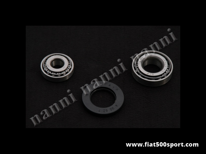 Art. 0496C - Fiat 126 front wheel bearings with oil seal. - Fiat 126 front wheel bearings with oil seal.
