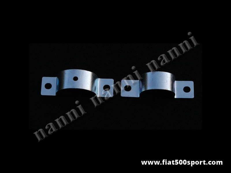 Art. 0497 - Staffe Fiat 126 molto resistenti per fissaggio scatola guida. - Staffe Fiat 126 per fissaggio scatola guida. Molto robuste. Kit completo di 2 pezzi.
