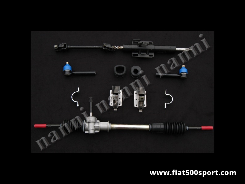 Art. 0498 - Complete  kit to apply the steering box Fiat 126 over Fiat 500 F L R. - Complete kit to apply the steering box Fiat 126 over Fiat 500 F L R.
