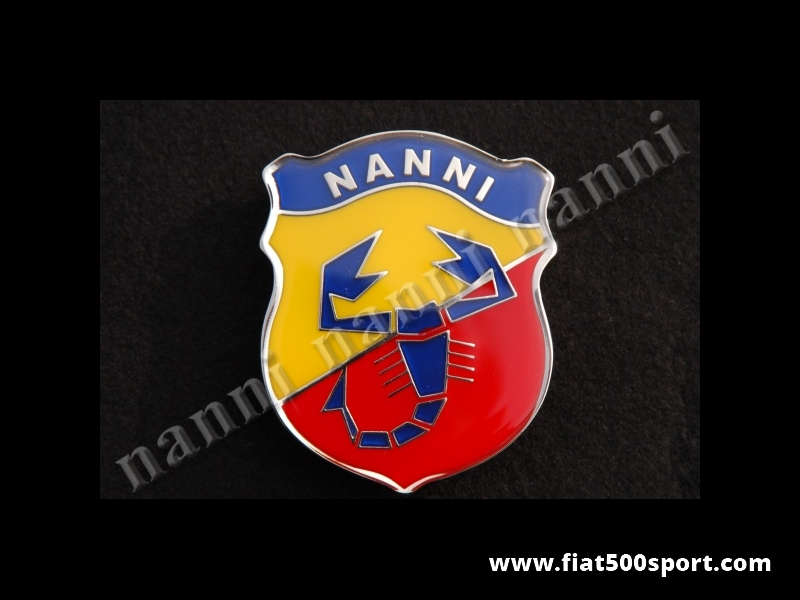 Art. 0512N - NANNI enamel emblem 70 mm. high. - Nanni enamel emblem 70 mm. high.
