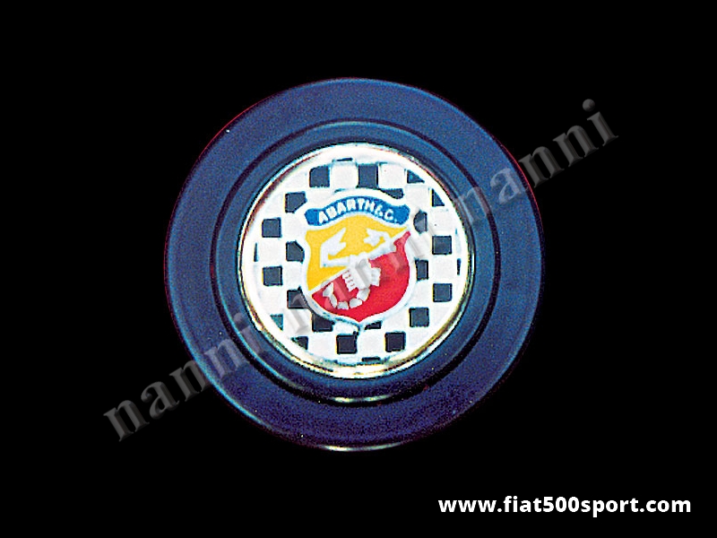 Art. 0524 - Abarth steering wheel horn push button. - Abarth steering wheel horn push button.
