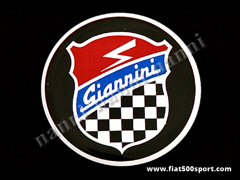 Art. 0525G - Giannini plastic cap emblem diameter 55 mm. for light alloy wheel. - Giannini plastic cap emblem diameter 55 mm. for light alloy wheel with central hole diameter 43 mm.
