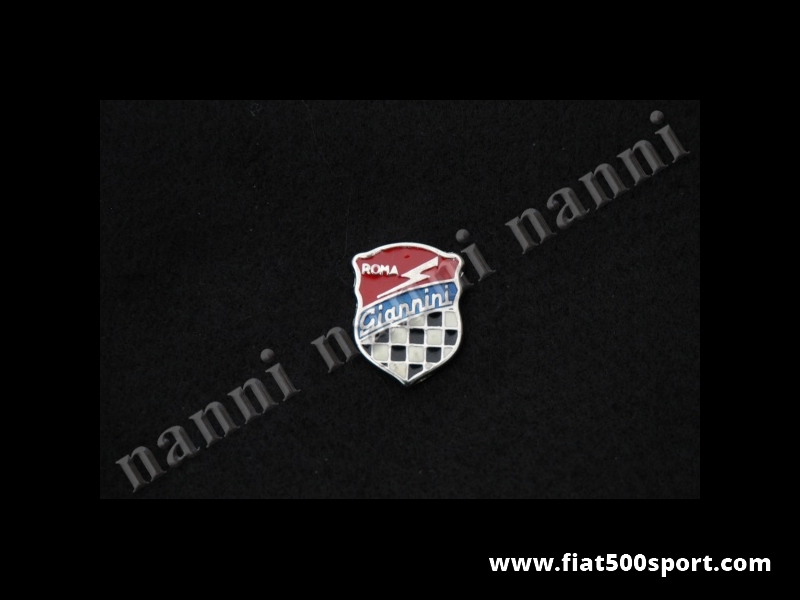 Art. 0536 - Small Giannini enamel emblem, 26 mm high - Small Giannini enamel emblem 26 mm high.
