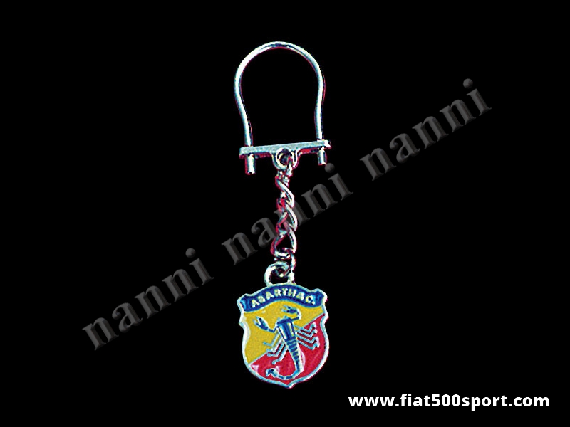 Art. 0600 - Abarth enamel key ring - Abarth enamel key ring
