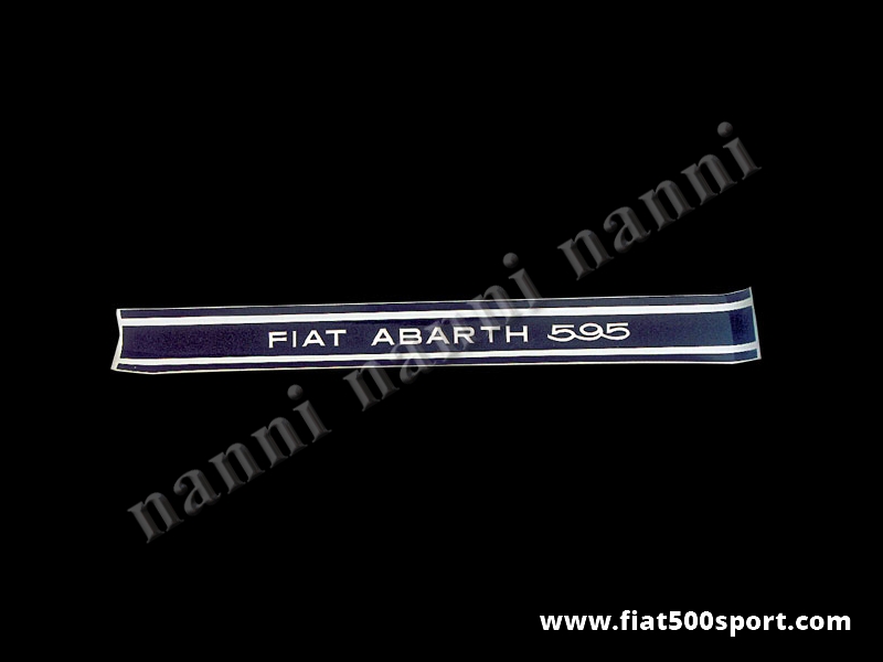 Art. 0641 - Fiat Abarth 595 strisce adesive nere per fiancate (4 pezzi) - Fiat Abarth 595 strisce adesive nere per fiancate (4 pezzi).
Art. 0641 - Fiat Abarth 595 strisce adesive nere per fiancate (4 pezzi) - Fiat Abarth 595 strisce adesive nere per fiancate (4 pezzi).