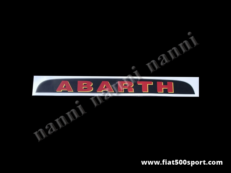 Art. 0643 - Parasole Abarth - Parasole Abarth fondo blu.
