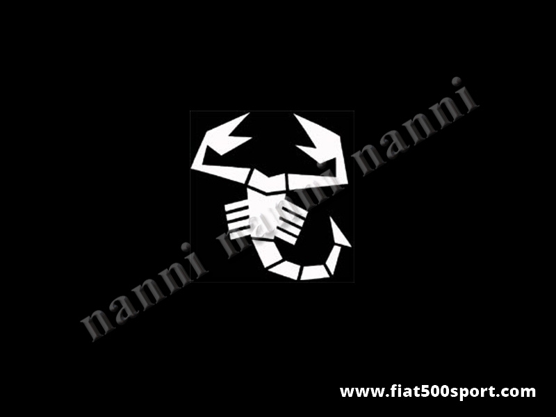 Art. 0650bia - Small white scorpion sticker 17 cm. high. - Small white scorpion sticker 17 cm. high.
Art. 0650bia - Small white scorpion sticker 17 cm. high. - Small white scorpion sticker 17 cm. high.