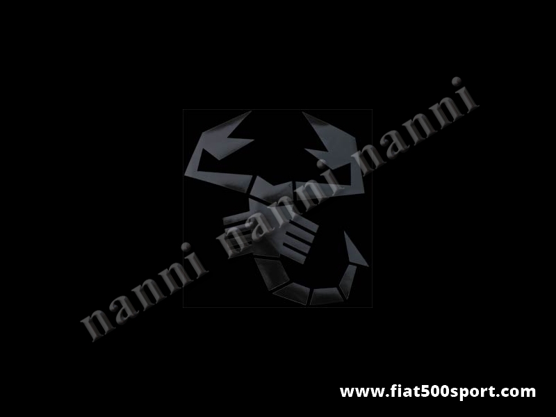 Art. 0651nero - Sticker medium black scorpion  23 cm. high - Medium black scorpion sticker 23 cm. high.
