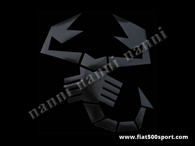 Art. 0653nero - Sticker large black scorpion 34 cm. high. - Large black scorpion sticker 34 cm. high.
