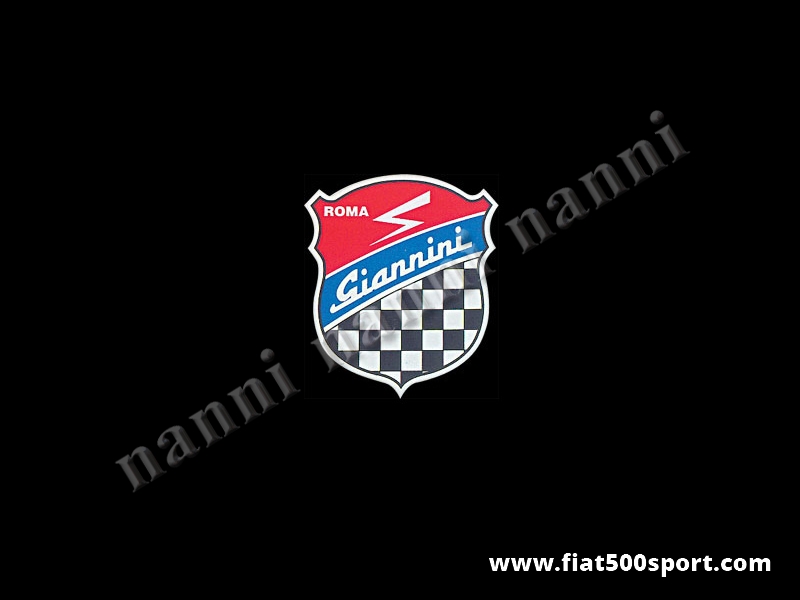 Art. 0660 - Giannini emblem shield sticker, 100 mm high - Giannini emblem shield sticker, 100 mm high
