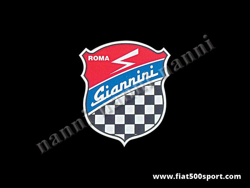 Art. 0661 - Giannini emblem shield sticker, 150 mm high - Giannini emblem shield sticker, 150 mm high
