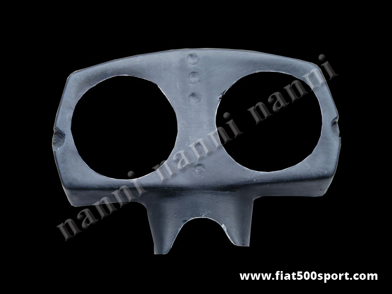 Art. 0710 - Fiat 500 L Giannini fiberglass instrument binnacle (2 instruments Ø 80 mm). - Fiat 500 L Giannini fiberglass instrument binnacle (2 instruments Ø 80 mm). Our product.
