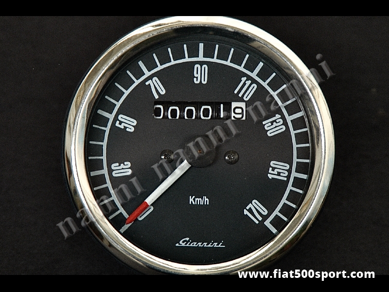Art. 0760 - Giannini speedometer assy complete black Ø 80 mm. - Giannini speedometer assy complete black Ø 80 mm.
