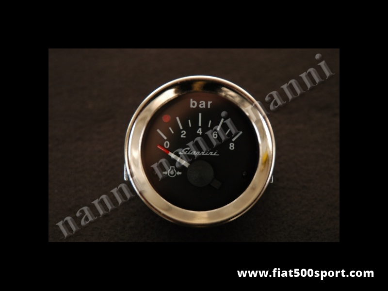 Art. 0771G - Manometro Giannini pressione olio nero,nuovo, diametro 52 mm. - Manometro Giannini pressione olio con quadrante nero, nuovo, diametro 52 mm.
Art. 0771G - Manometro Giannini pressione olio nero,nuovo, diametro 52 mm. - Manometro Giannini pressione olio con quadrante nero, nuovo, diametro 52 mm.