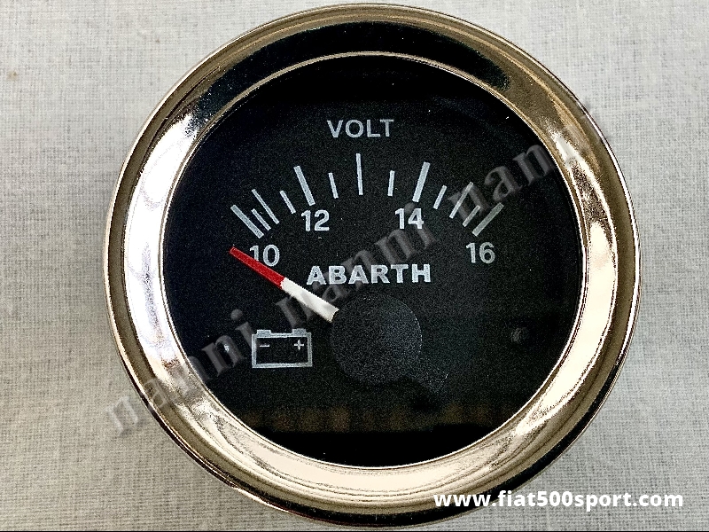 Art. 0774 - Black voltmeter. - Black voltmeter diam. 52 mm.
