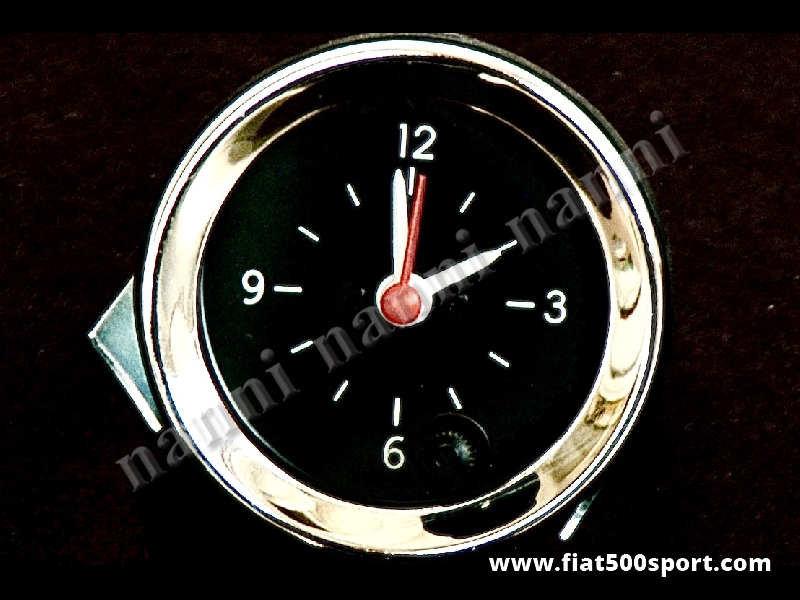 Art. 0775 - Black clock. - Black clock diam. 52 mm.
