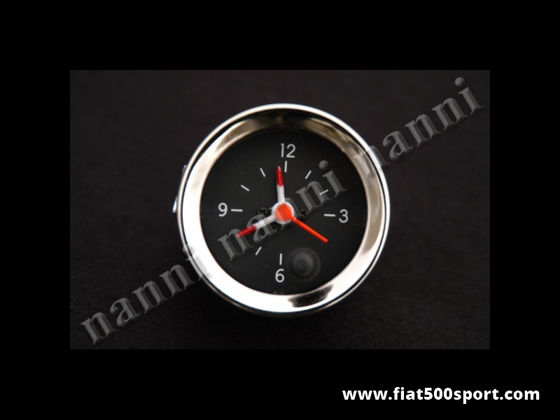 Art. 0775 - Orologio con fondo nero, nuovo. - Orologio con fondo nero, nuovo, diametro 52 mm.
Art. 0775 - Orologio con fondo nero, nuovo. - Orologio con fondo nero, nuovo, diametro 52 mm.