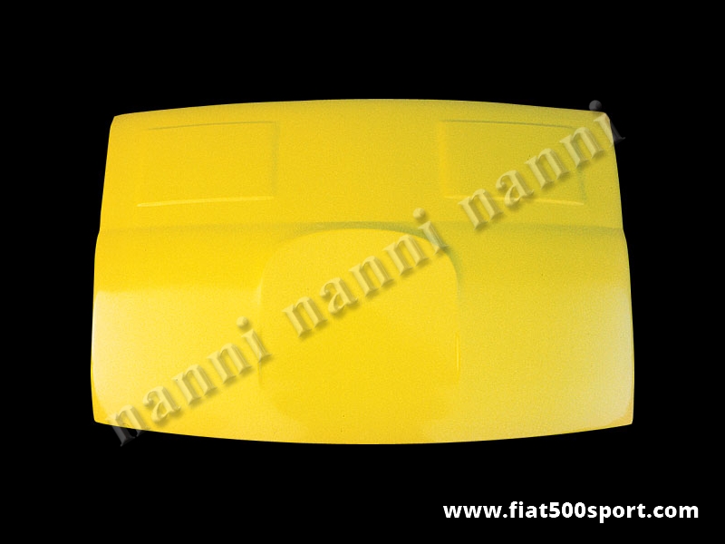 Art. 0830 - Bonnet rear Fiat 500 fiberglass. - Rear bonnet Fiat 500 fiberglass.
