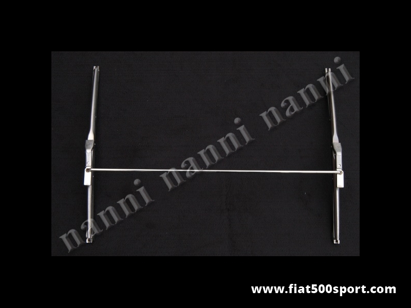 Art. 822A - Tirante tergicristallo pantografo FIAT 500 FIAT 126 ABARTH con spazzole tergi corte. - Tirante tergicristallo a pantografo ABARTH 595/695 con spazzole tergicristallo corte in acciaio inox. Si può fissare ai bracci tergicristallo modello 500 F seconda serie, 500 L / R e Fiat 126.
Art. 822A - Tirante tergicristallo pantografo FIAT 500 FIAT 126 ABARTH con spazzole tergi corte. - Tirante tergicristallo a pantografo ABARTH 595/695 con spazzole tergicristallo corte in acciaio inox. Si può fissare ai bracci tergicristallo modello 500 F seconda serie, 500 L / R e Fiat 126.